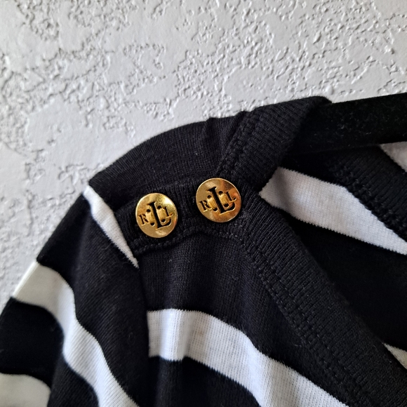 Ralph Lauren Black and White Striped dress - Picture 6 of 7